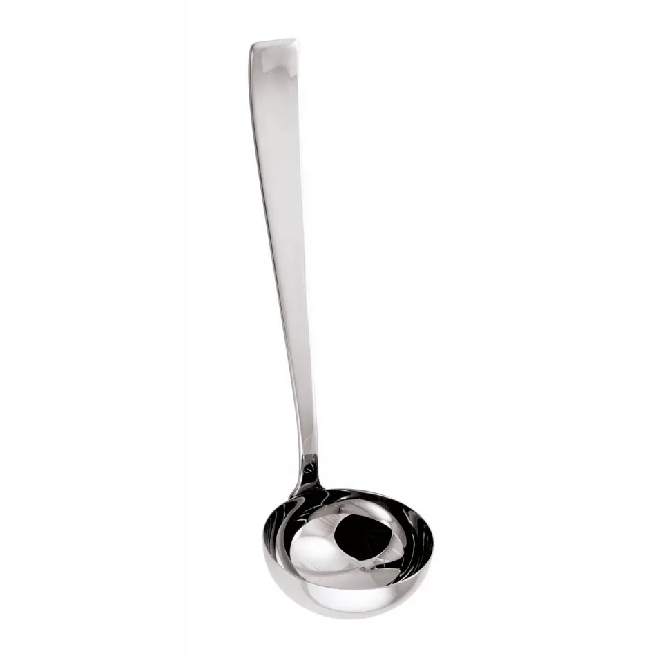 Flat Soup Ladle 10 15/16 In 18/10 Stainless Steel