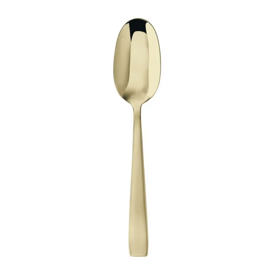 Flat Pvd Champagne Table Spoon 8 In 18/10 Stainless Steel Pvd Mirror (Special Order)