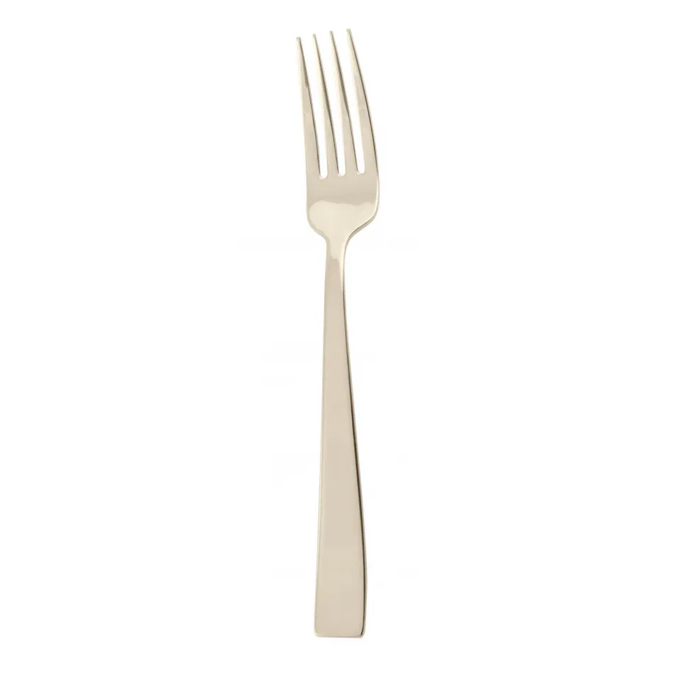 Flat Pvd Champagne Serving Fork 9 5/8 in 18/10 Stainless Steel Pvd Mirror (Special Order)