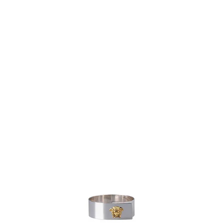 Medusa Napkin Ring 2 In Silver Gold