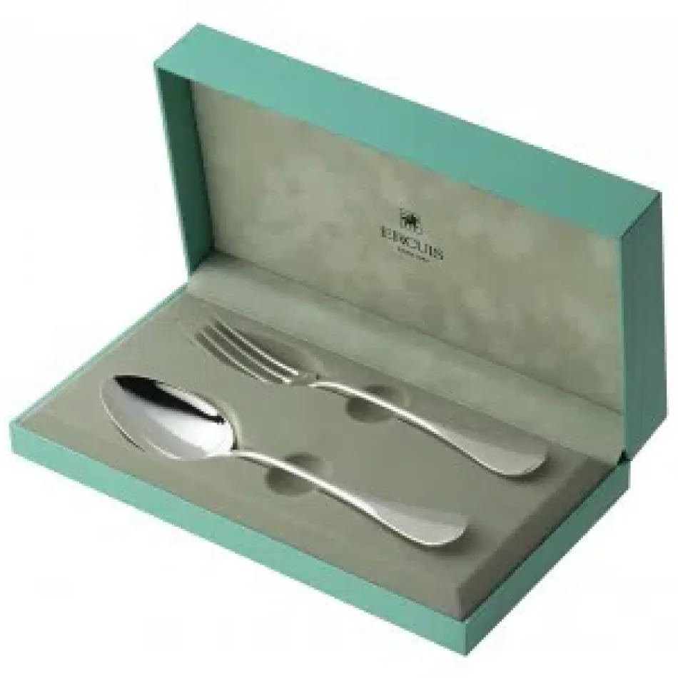 Baguette Silverplated 2-pc Children's Flatware