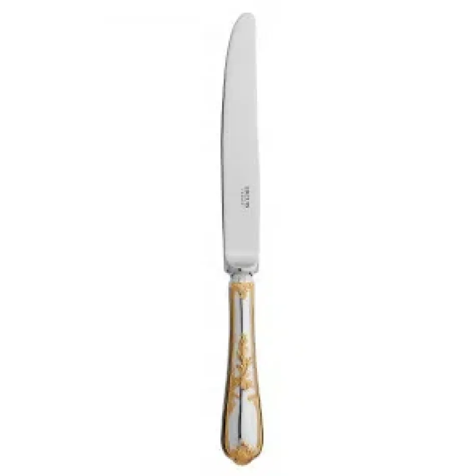 Du Barry Silverplated-Gold Accents Dinner Knife