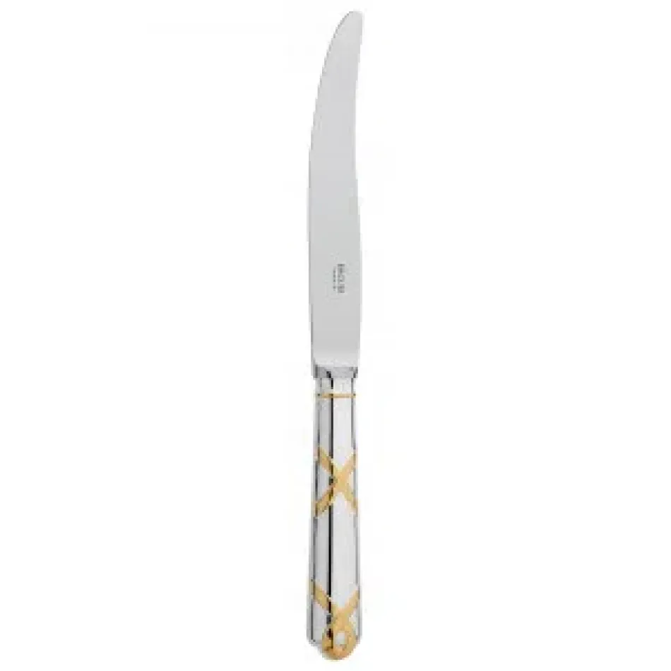 Paris Silverplated-Gold Accents Dinner Knife