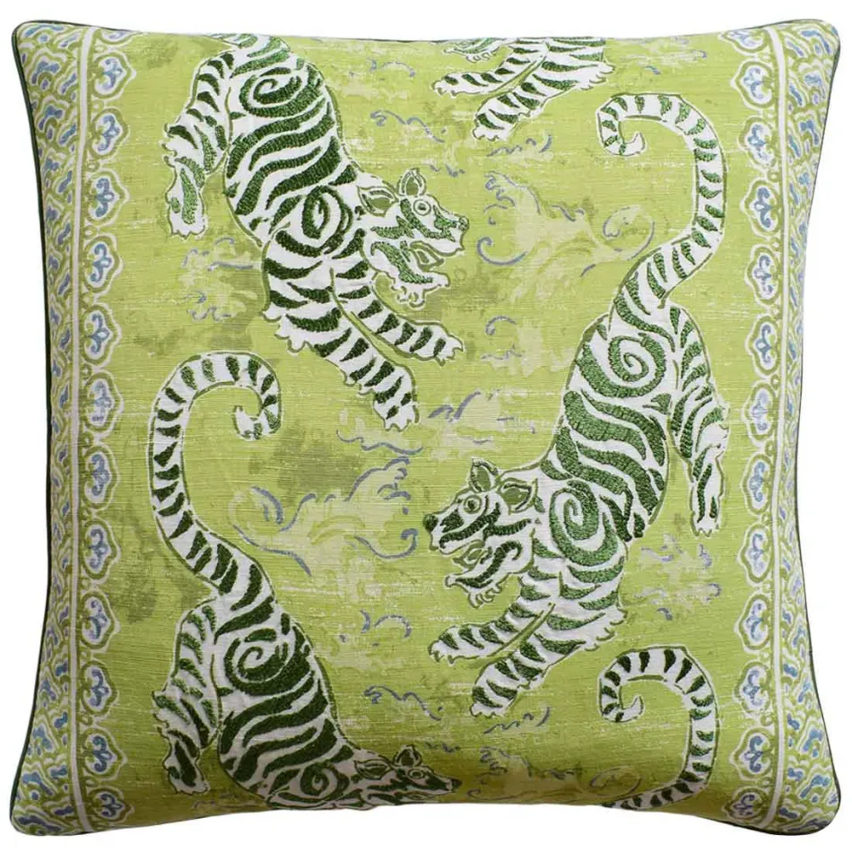 Bongol Print Kiwi 22 x 22 in Pillow