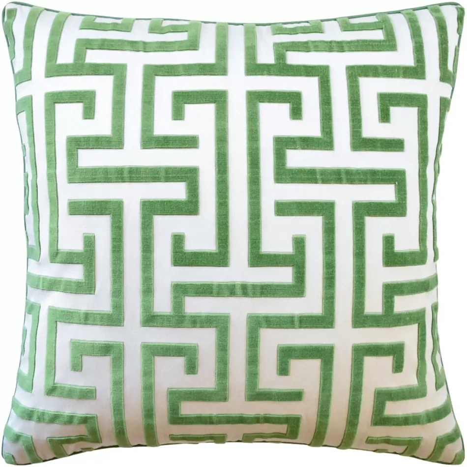 Ming Trail Green Pillow