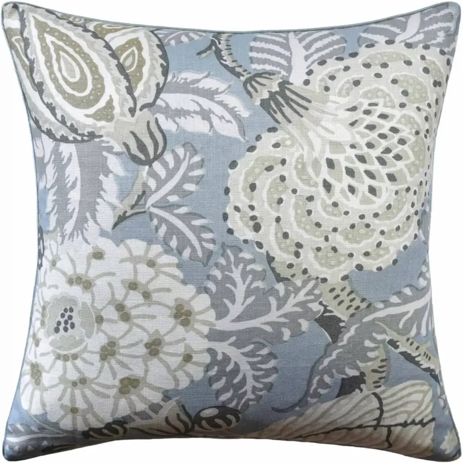 Mitford Aqua 22 x 22 in Pillow