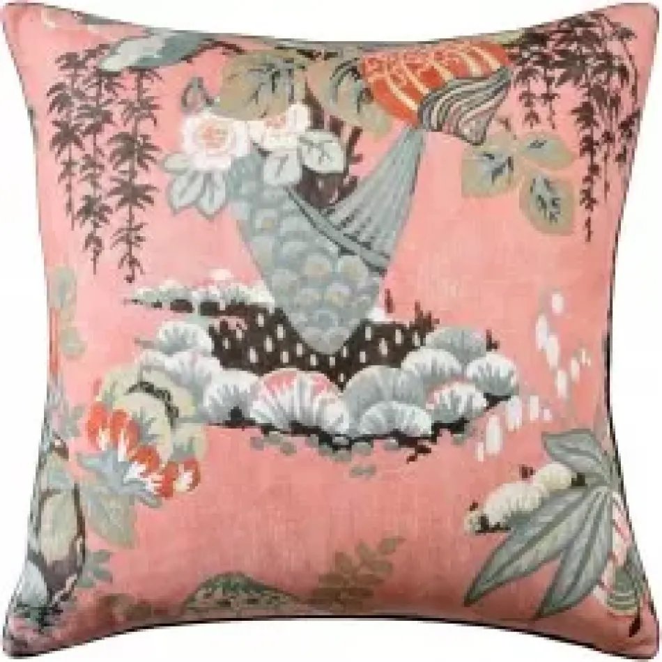 Fairbanks Salmon 22 x 22 in Pillow