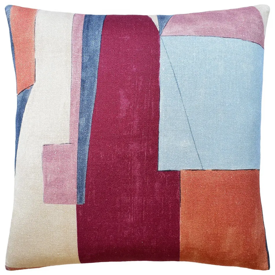 District Claret Pillow