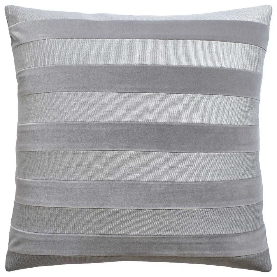 Parker Stripe Pewter 22 x 22 in Pillow