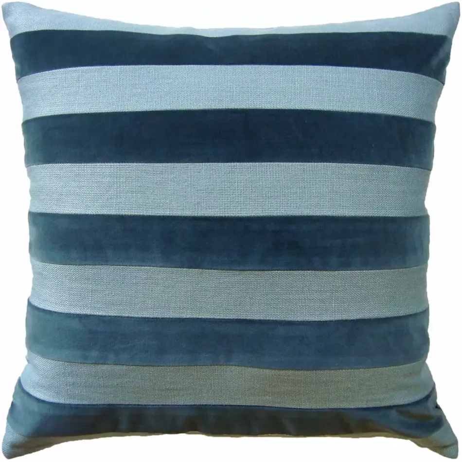 Parker Stripe Spa 22 x 22 in Pillow