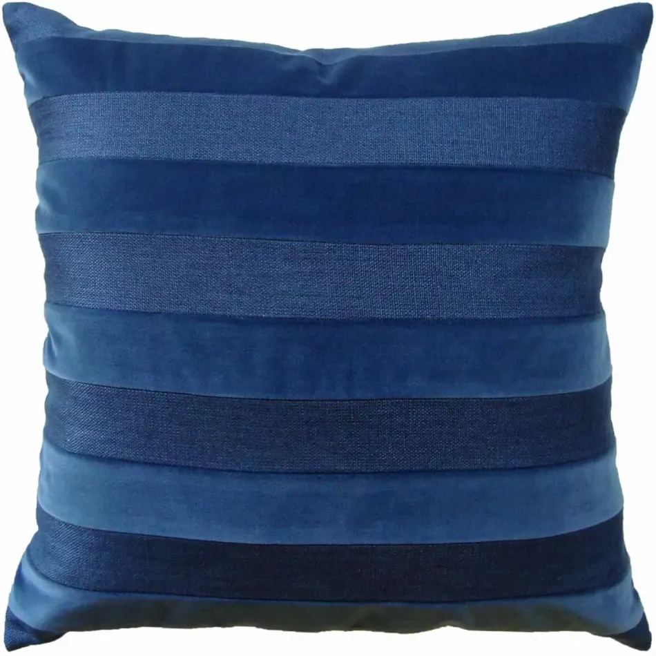 Parker Stripe Marine 22 x 22 in Pillow