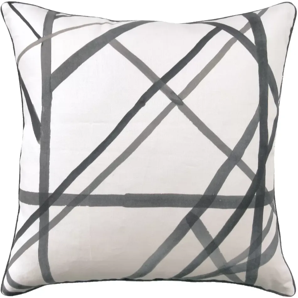 Channels Ebony Pillow