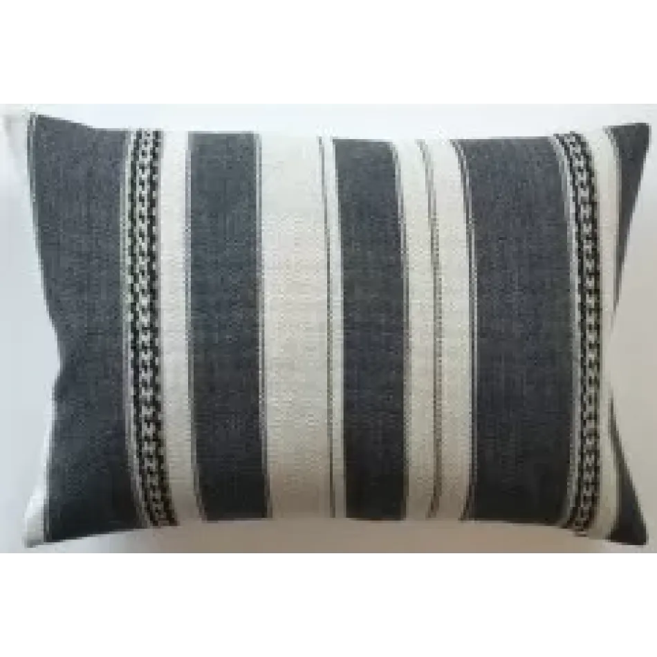 Entonto Stripe Grey 14 x 20 in Pillow