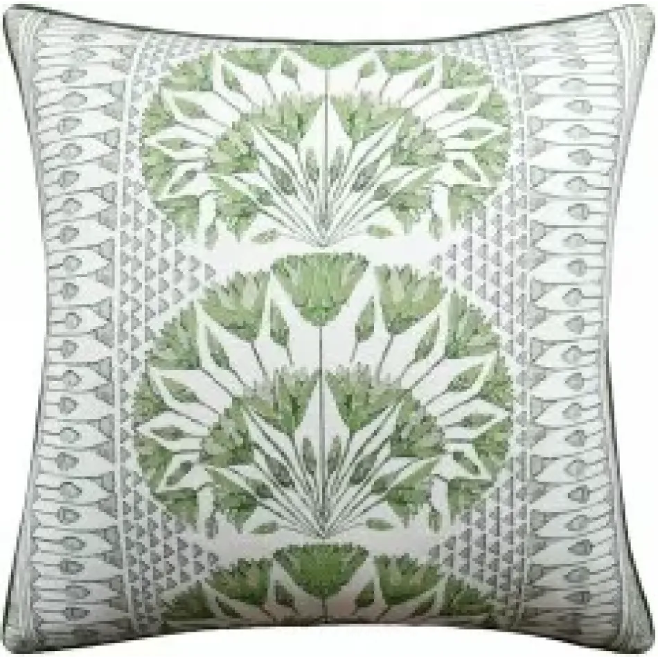 Cairo Green White 14 x 20 in Pillow