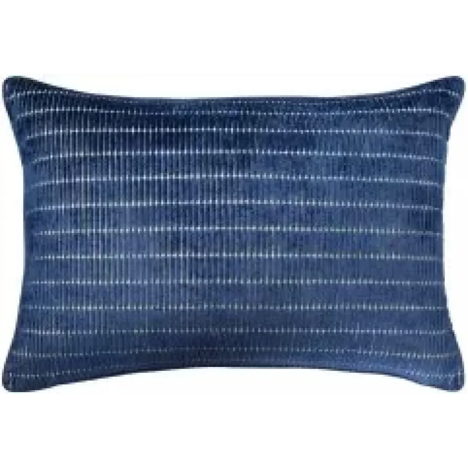 Tally Stripe Indigo 14 x 20 in Pillow
