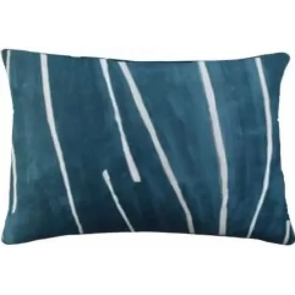 Graffito Teal Pearl 14 x 20 in Pillow