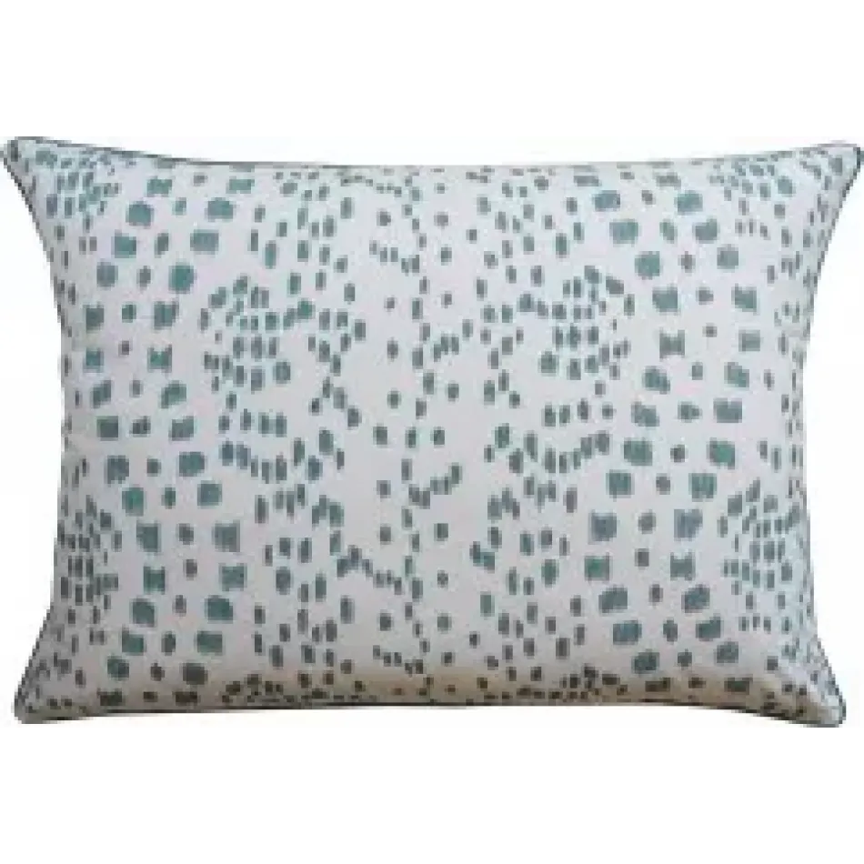 Les Touches Aqua 14 x 20 in Pillow