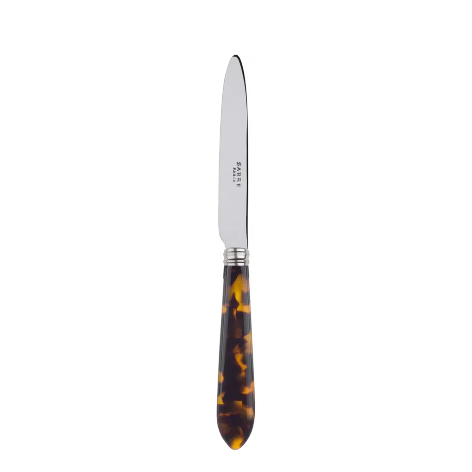 Faux Tortoise Dessert Knife 8"