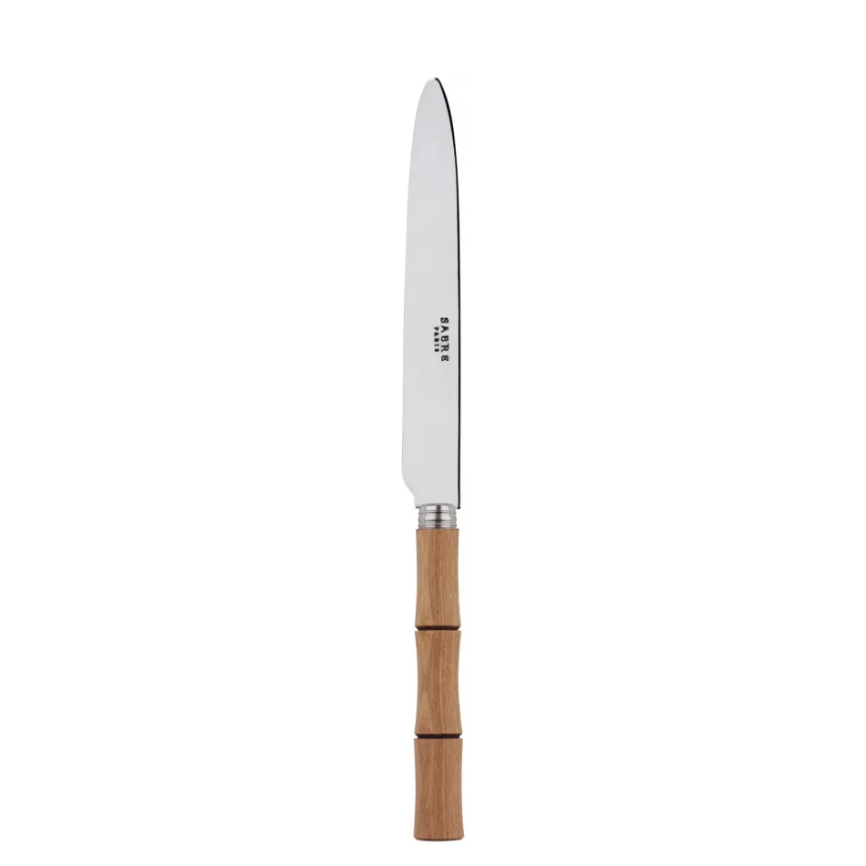 Bamboo Light Wood Dinner Knife 9.25"