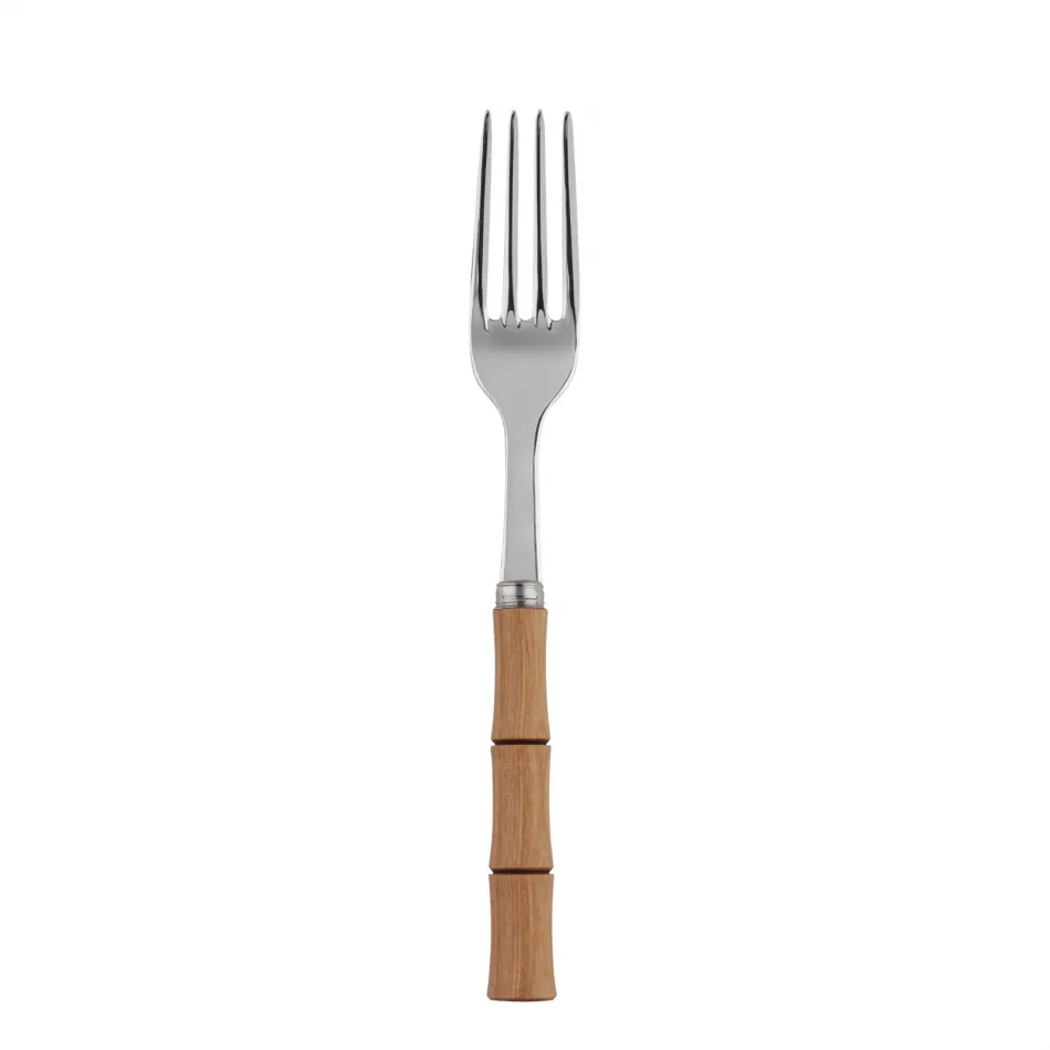 Bamboo Light Wood Salad Fork 7.5"