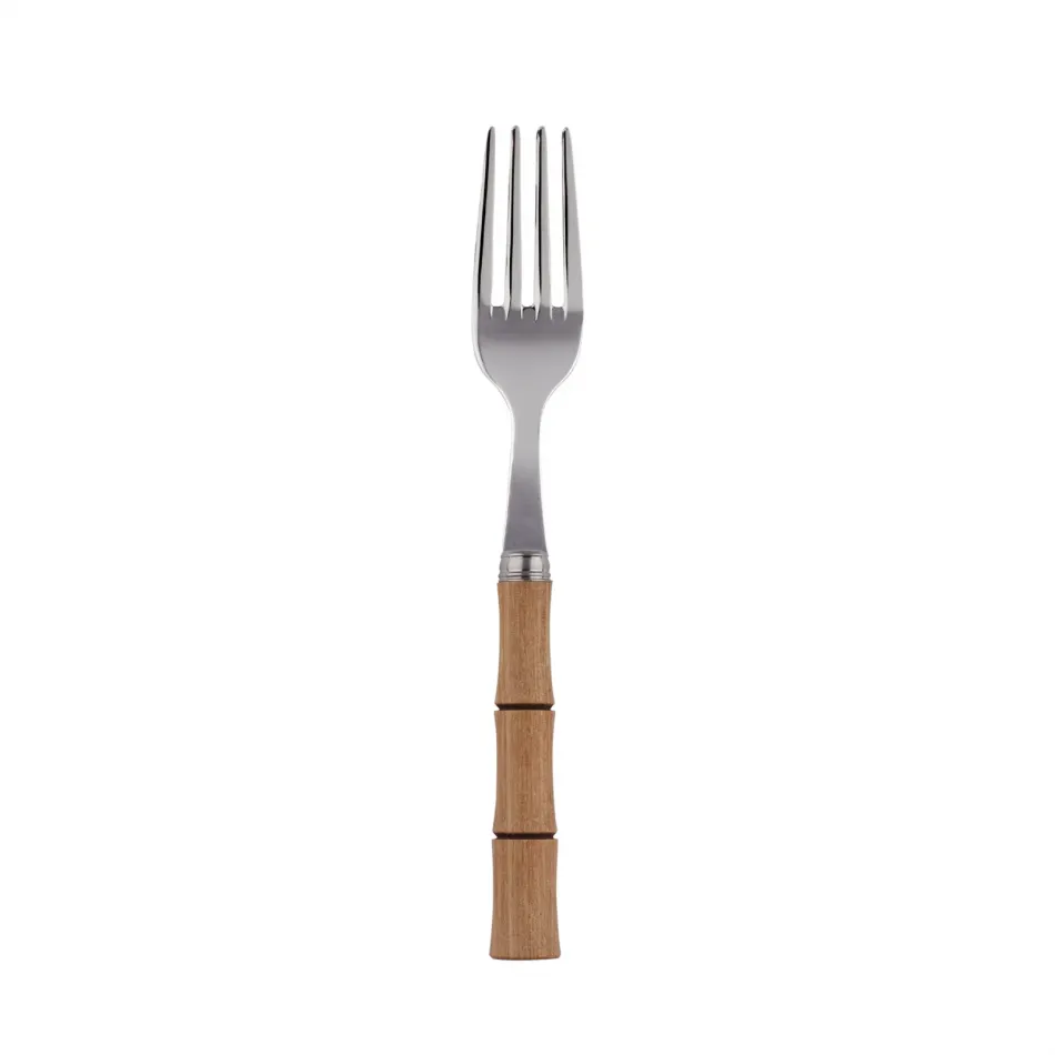 Bamboo Light Wood Cake Fork 6.5"