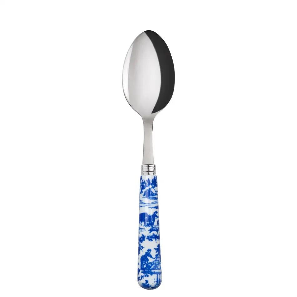 Toile De Jouy Blue Soup Spoon 8.5"
