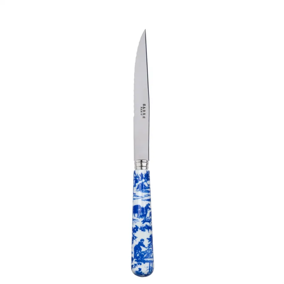 Toile De Jouy Blue Steak Knife 9"