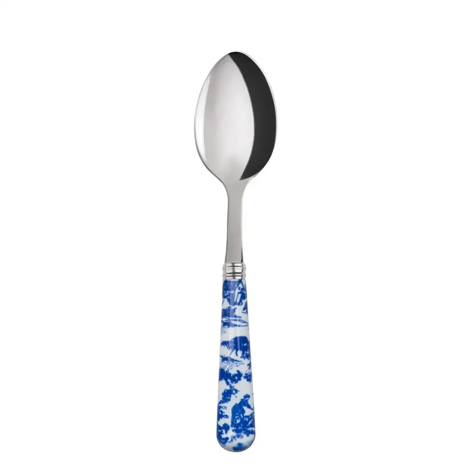 Toile De Jouy Blue Dessert Spoon 7.5"