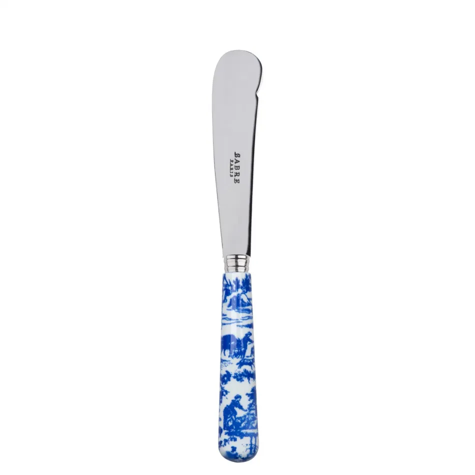 Toile De Jouy Blue Butter Knife 7.75"