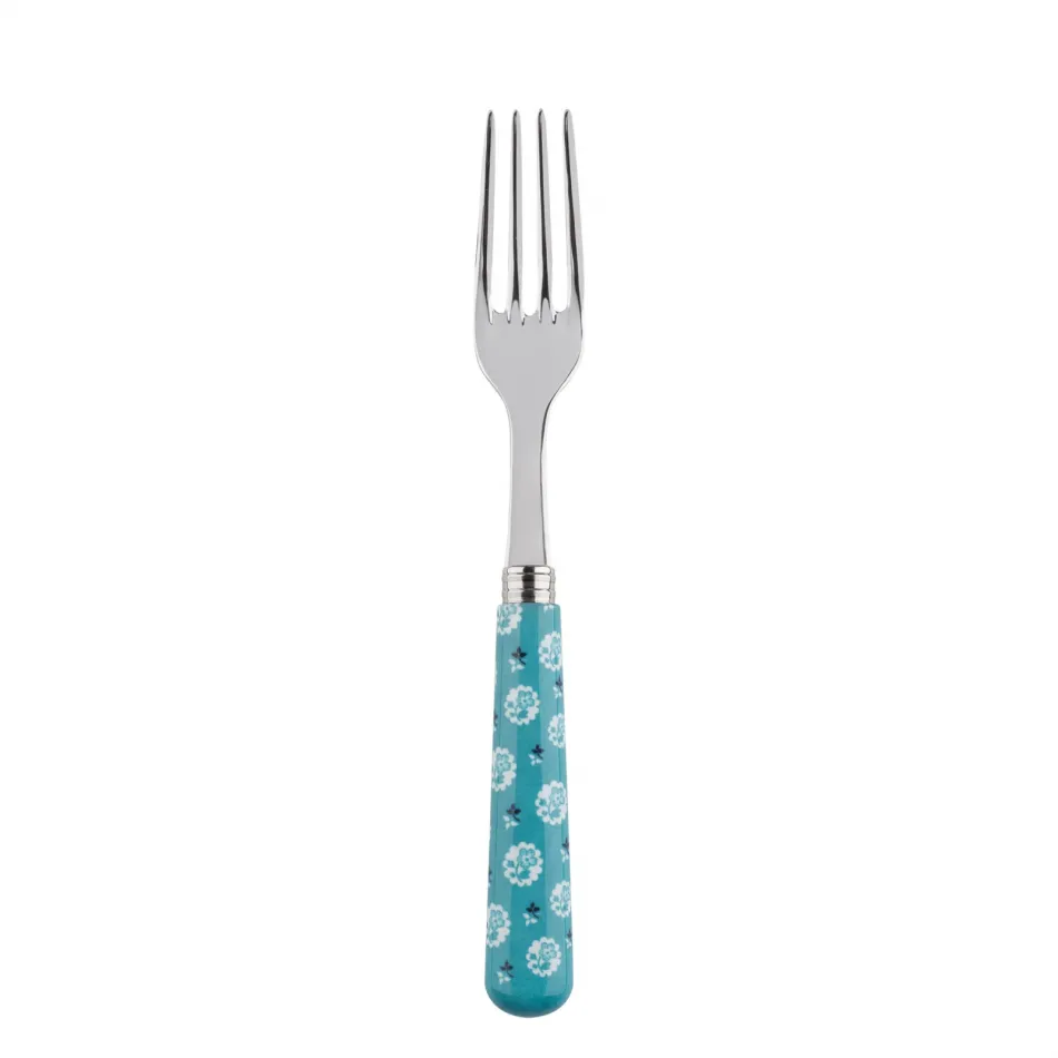 Provencal Turquoise Dinner Fork 8.5"