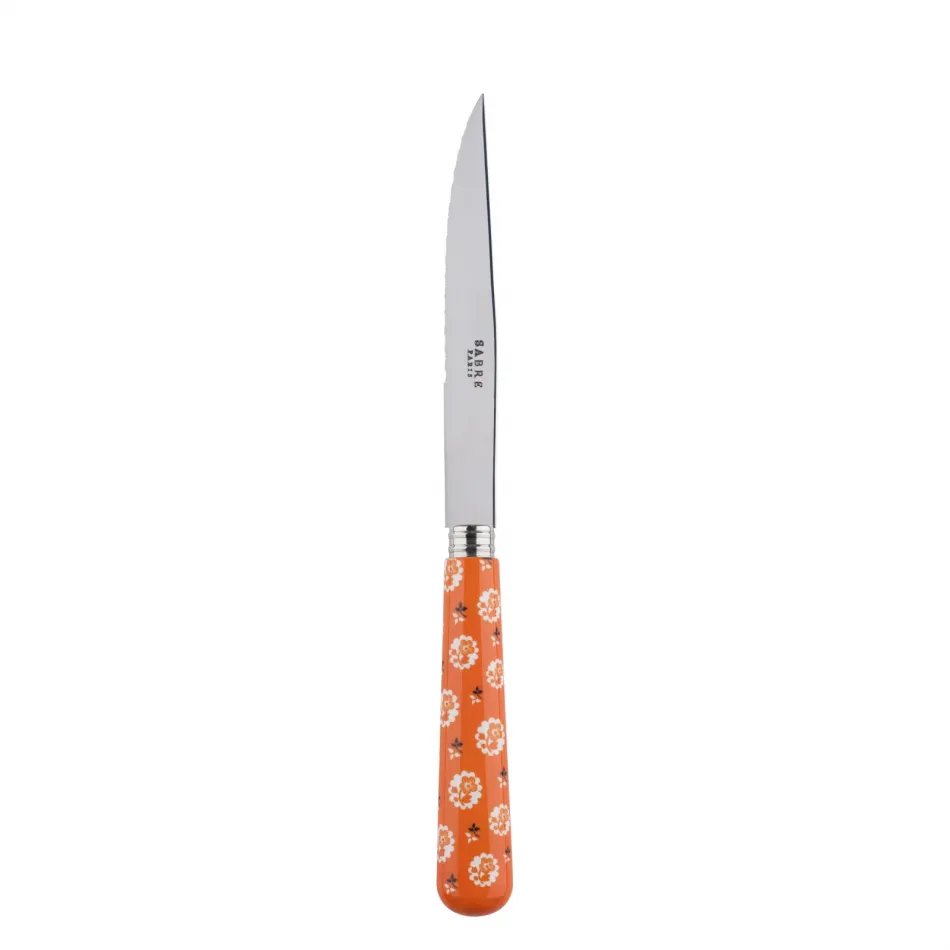 Provencal Orange Steak Knife 9"