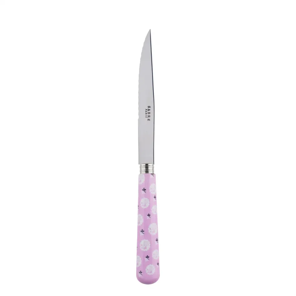 Provencal Pink Steak Knife 9"