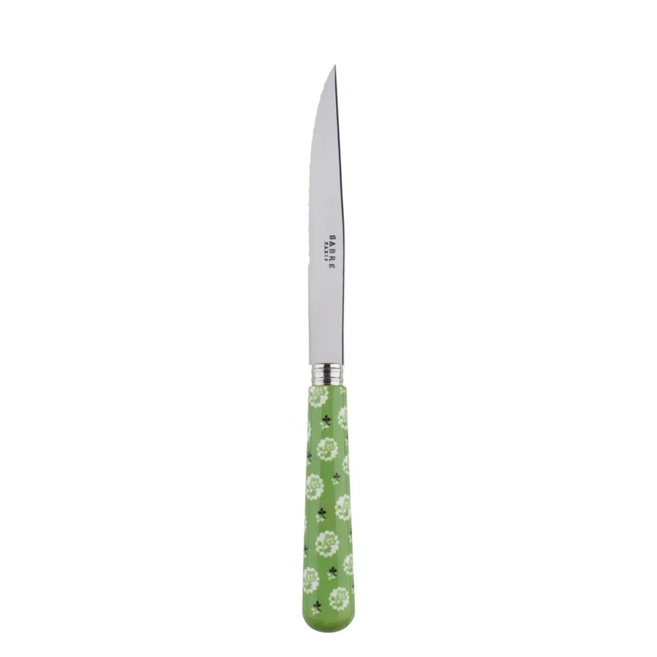 Provencal Garden Green Steak Knife 9"