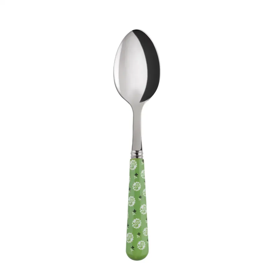 Provencal Garden Green Dessert Spoon 7.5"