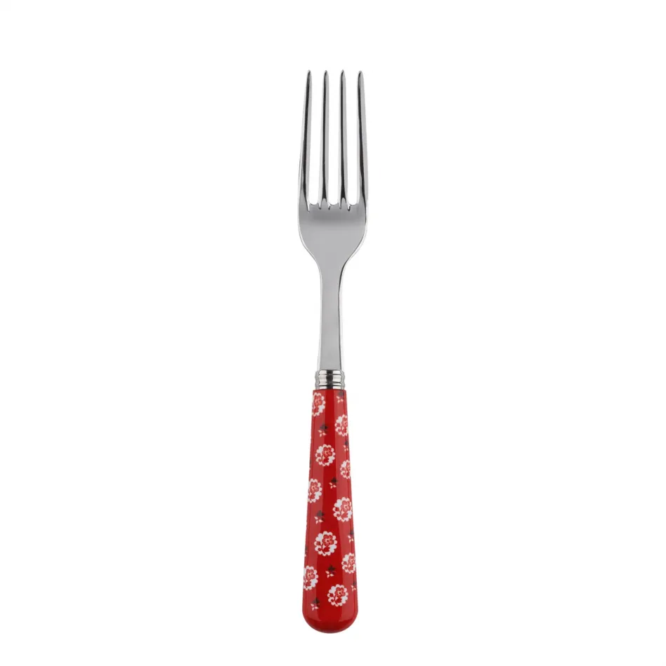 Provencal Red Salad Fork 7.5"