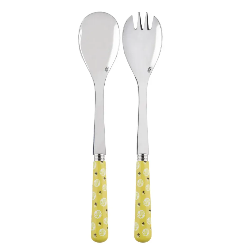 Provencal Yellow 2-Pc Salad Serving Set 10.25" (Fork, Spoon)