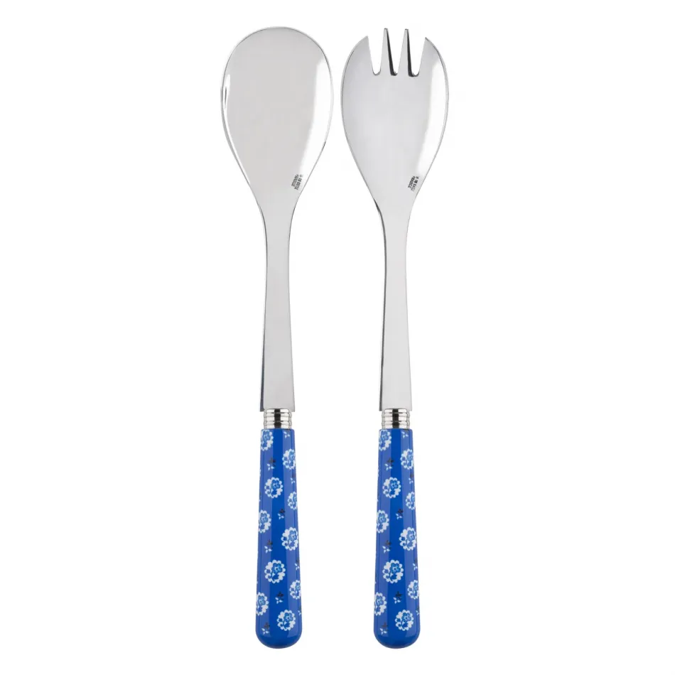 Provencal Lapis Blue 2-Pc Salad Serving Set 10.25" (Fork, Spoon)