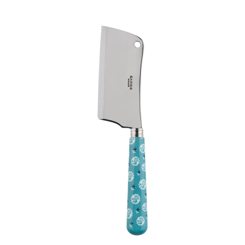 Provencal Turquoise Cheese Cleaver 8"