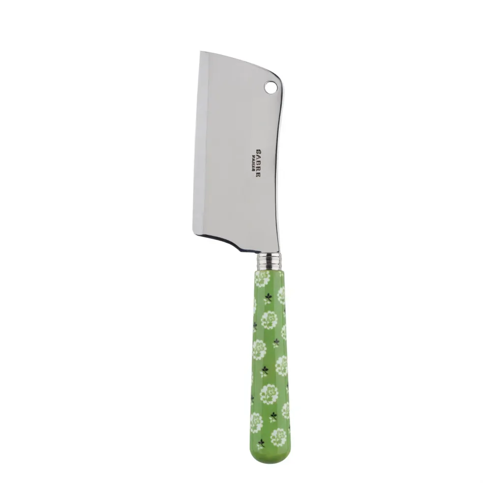 Provencal Garden Green Cheese Cleaver 8"