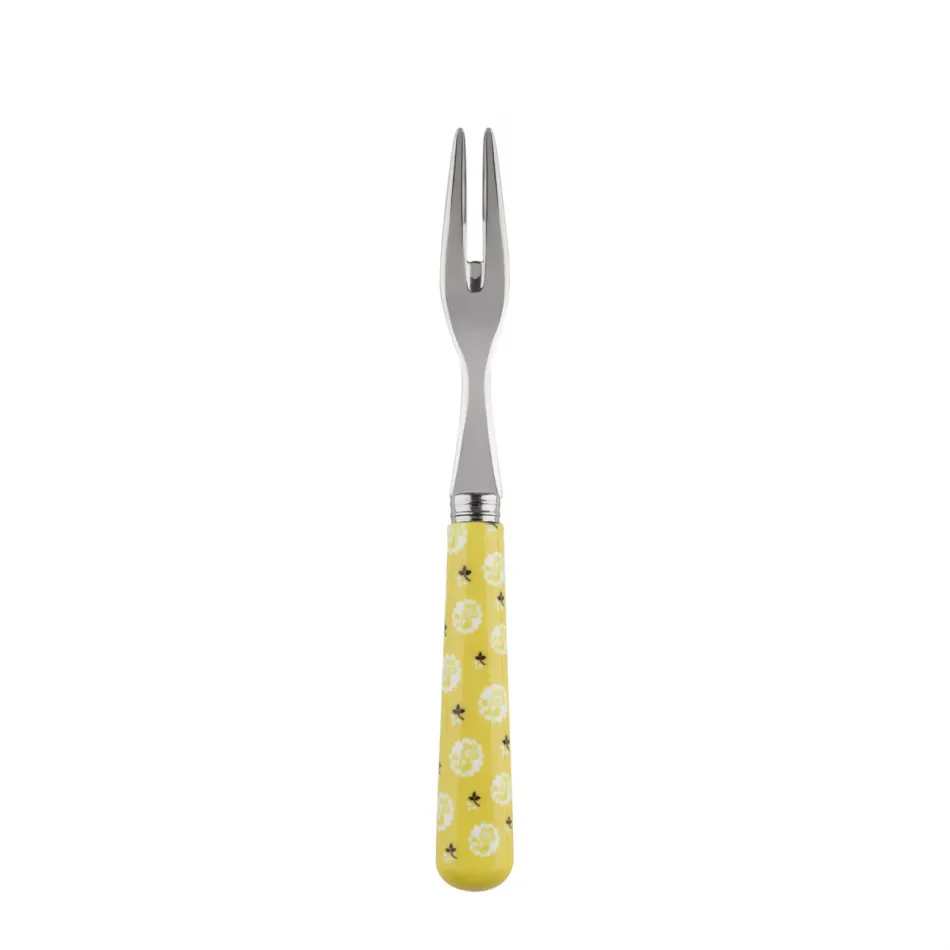 Provencal Yellow Cocktail Fork 5.75"