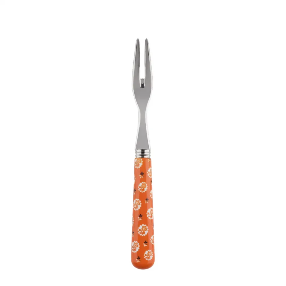 Provencal Orange Cocktail Fork 5.75"