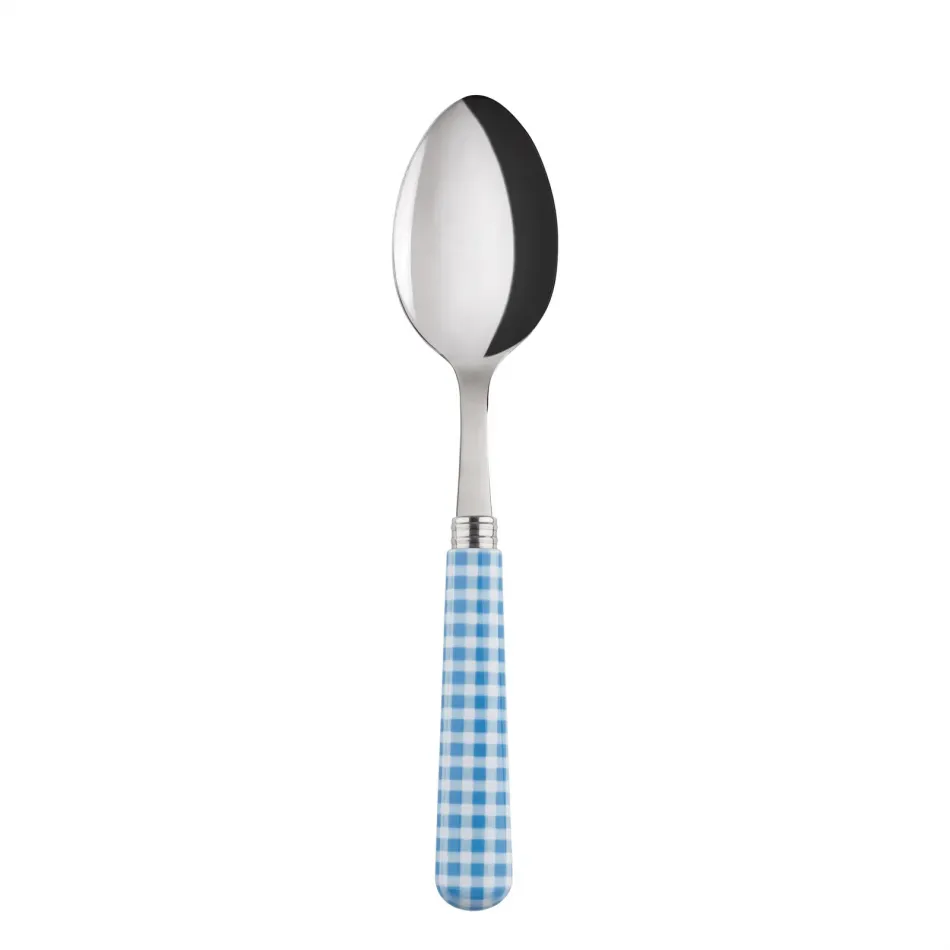 Gingham Light Blue Soup Spoon 8.5"