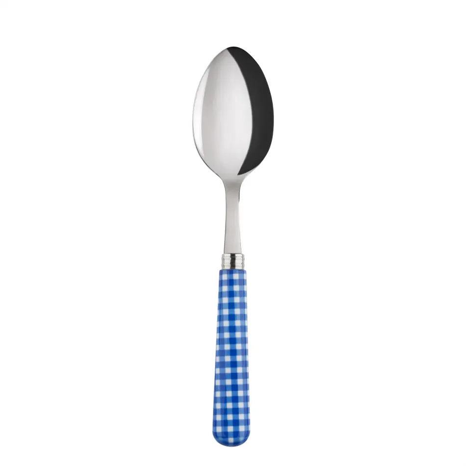 Gingham Lapis Blue Soup Spoon 8.5"