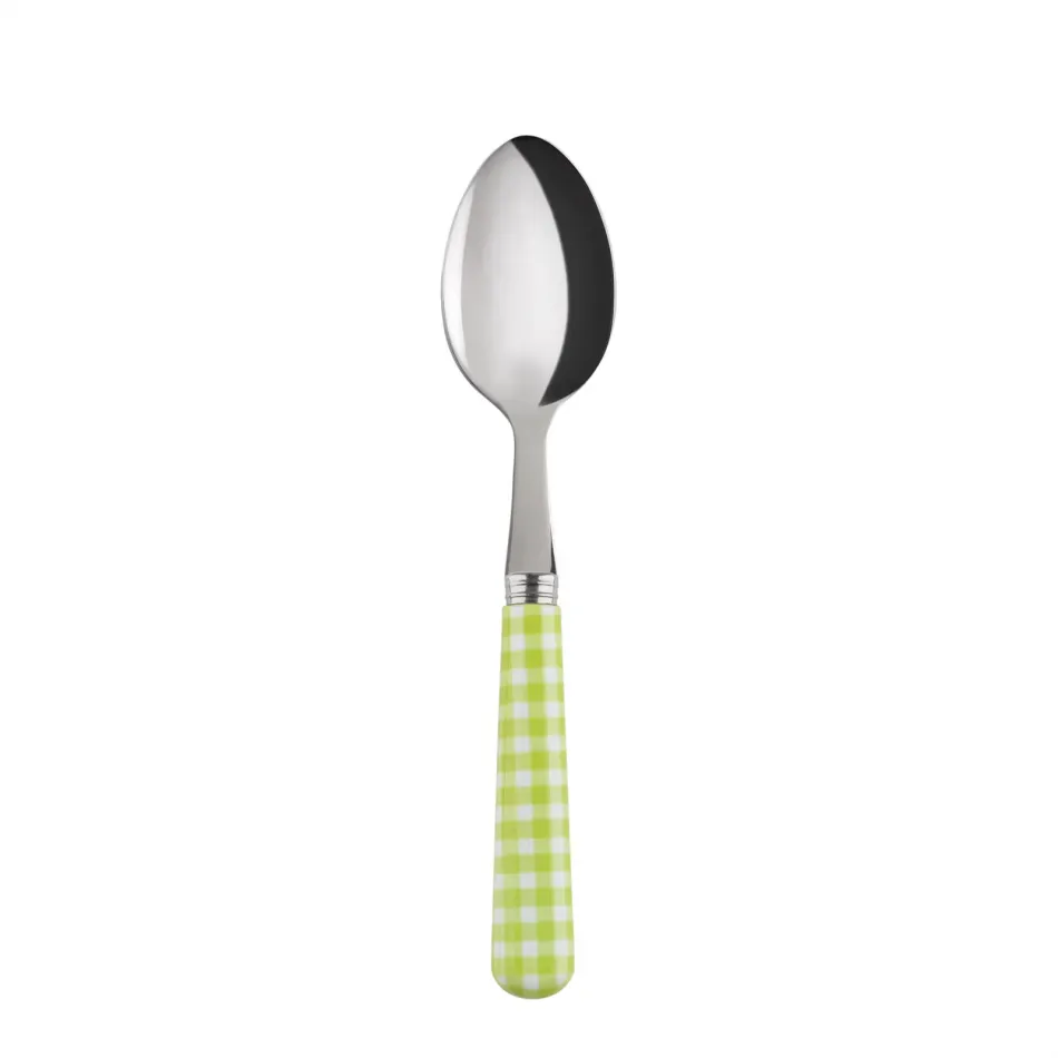 Gingham Lime Teaspoon 6"