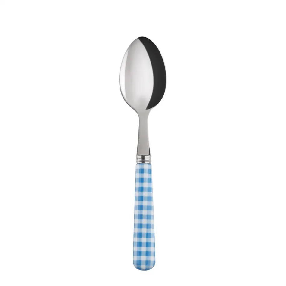 Gingham Light Blue Teaspoon 6"