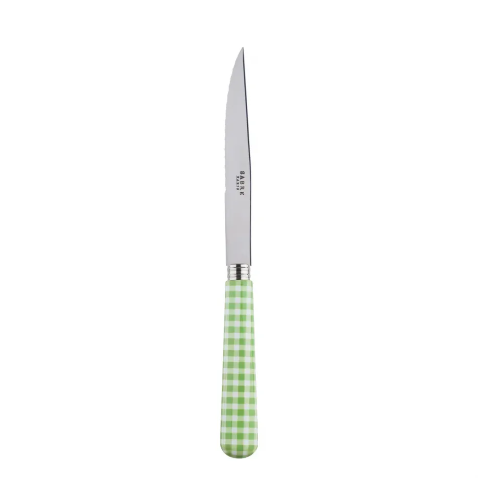 Gingham Garden Green Steak Knife 9"