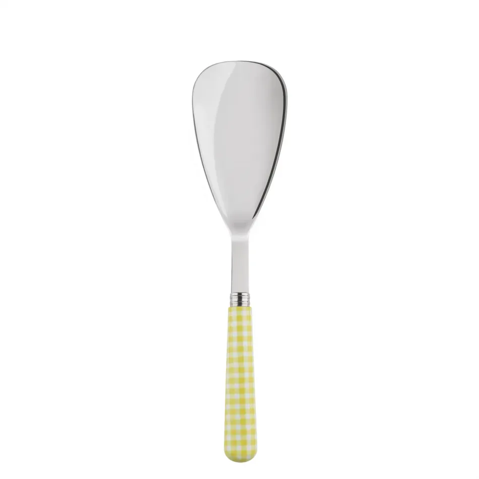 Gingham Yellow Rice Serving Spoon 10"