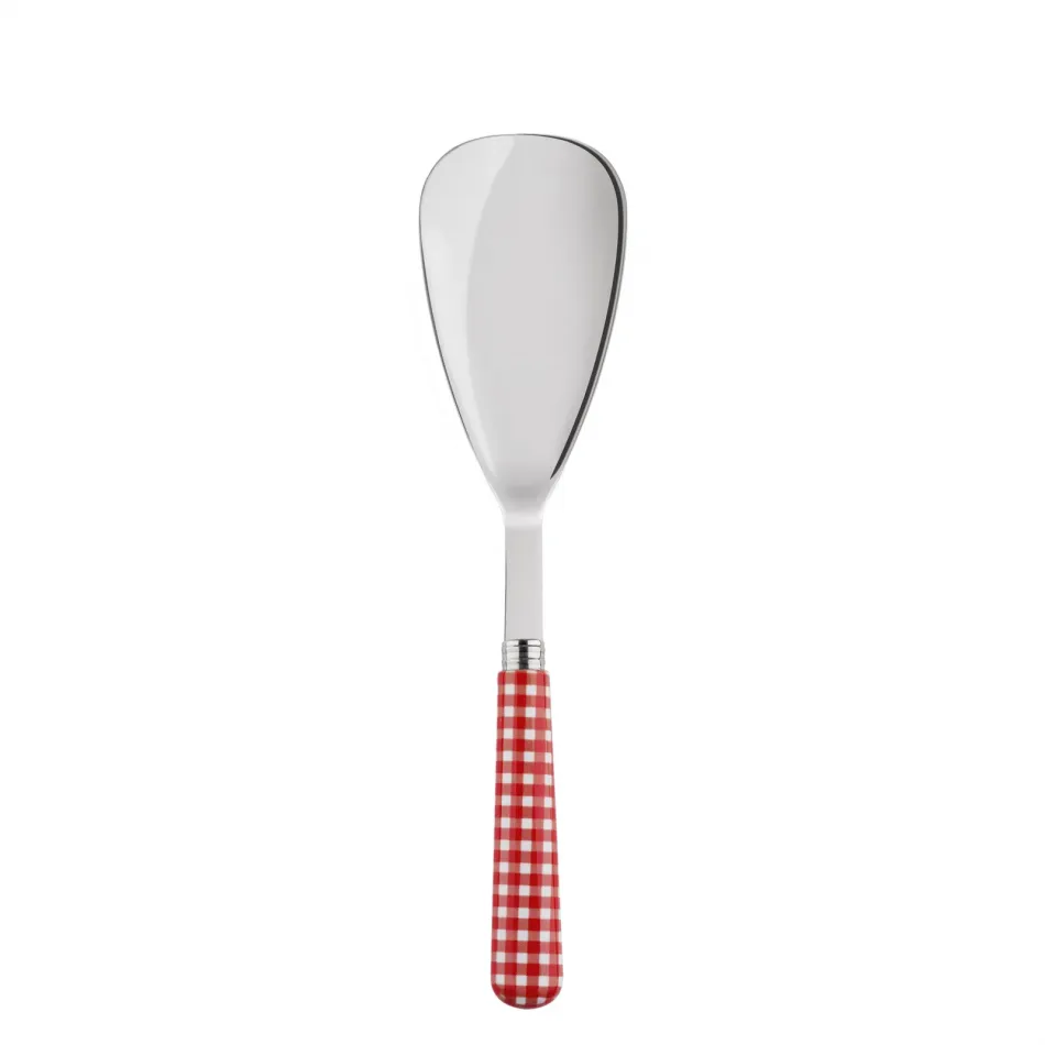 Gingham Red Rice Serving Spoon 10"