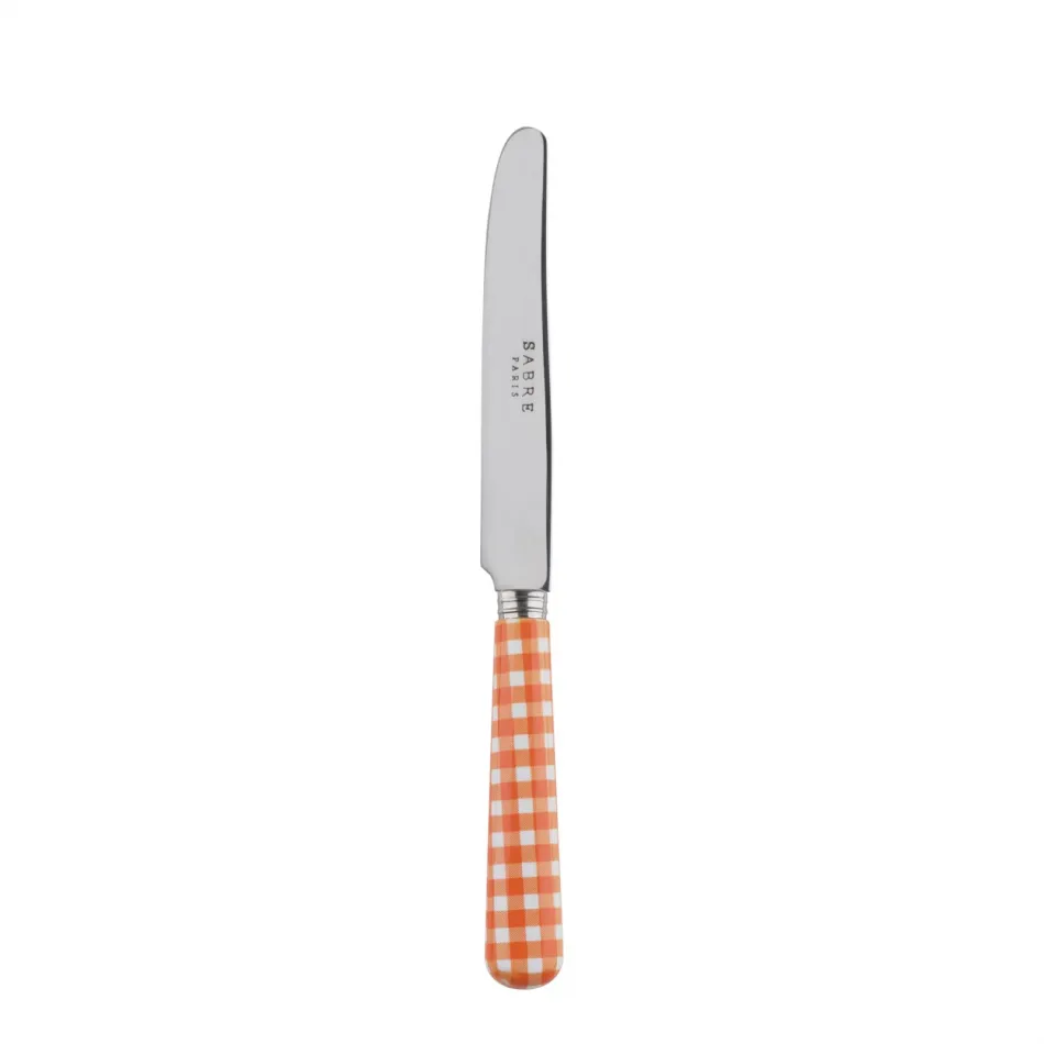 Gingham Orange Breakfast Knife 6.75"