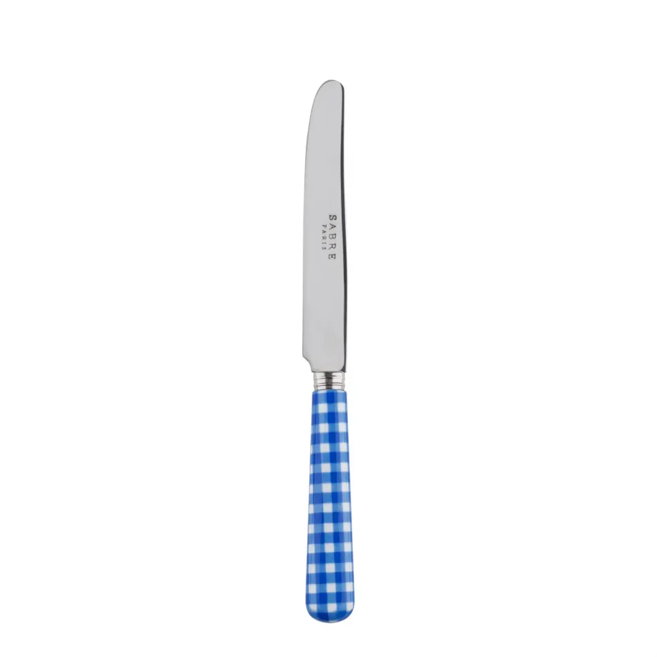 Gingham Lapis Blue Breakfast Knife 6.75"